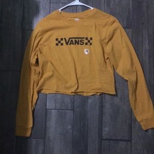 nwt vans crop tee